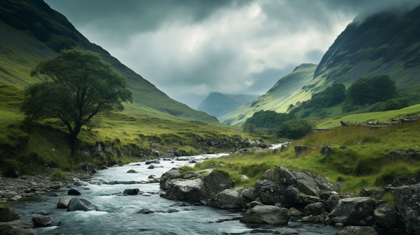 The Glen Of Scotland Paradoxical Vista Poetry Wisdom
